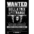 thumbnail image 2 of Men's Harry Potter Bellatrix Wanted Poster  Graphic Tee Black Small, 2 of 5
