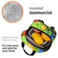 thumbnail image 6 of Lsque Pikmin Print Insulated Lunch Bag with Thick Aluminum Foil Lunch Tote Bag with Front Pocket for Men and Women, Ideal for Work, School, Picnics, and Travel, 6 of 8