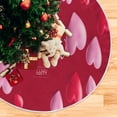 thumbnail image 5 of FMSHPON Valentine's Day Heart Balloon Xmas Christmas Tree Skirt Stand Mat for Holiday Party Decoration Indoor Outdoor 36 inches, 5 of 6