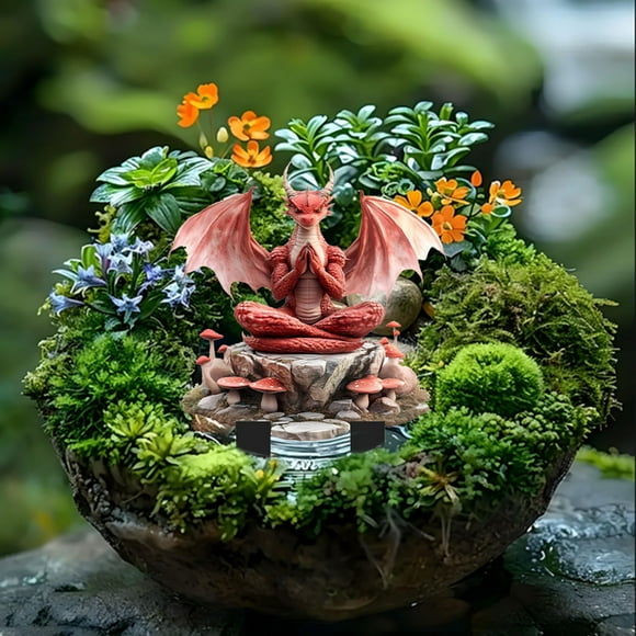 Whimsical Fairy Planter Insert New Acrylic Fairy Garden Bohemian Fairy Outdoor Statue With For Garden Yard Gardening
