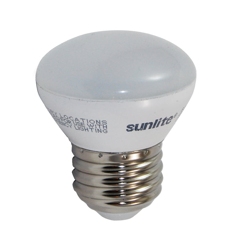 Intermediate Base Warm White E17 2700K Sunlite R14/LED/N/E17/4W/D/27K LED R14 Reflector Floodlight 4W Light Bulbs 25W Equivalent 