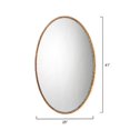 thumbnail image 3 of Alden Décor Breeze Braided Oval Mirror, 3 of 5