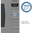 thumbnail image 6 of Panasonic Oven with Cyclonic Wave Inverter Technology, 1250W, 2.2 cu.ft. Countertop Microwave with Genius Sensor One-Touch Cooking – NN-SD975S (Stainless Steel/Silver), Stainless, 6 of 21