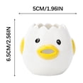 thumbnail image 2 of Egg White and Yolk Separator, Cute Chick-In-Egg Design, Ceramic Kitchen Tool for Mess-Free Egg Separation, Dishwasher Safe, Perfect for Baking, Cooking, and Meal Prep, 2 of 4