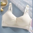 thumbnail image 3 of SPZTSX Nursing Bra for Breastfeeding thin cup Front Snap Closure Natural Shape Pregnancy Sleep Bralette, 3 of 8
