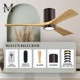 thumbnail image 7 of Matthews Fans - Irene-3HLK 3-Blade Flush Mount Ceiling Fan with Integrated LED, 7 of 7