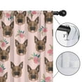 thumbnail image 4 of Blackout Kids Curtains,German Shepherd and Flowers Childrens Insulated Curtains Set Of 2,Bedroom Essentials,Toddler Room Decor 52x63in(132x160cm), 4 of 4