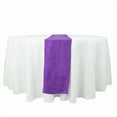 thumbnail image 3 of BalsaCircle 12" x 108" Purple Crinkled Accordion Taffeta Table Runner Party Events Linens, 3 of 8