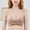 Khaki, variant on Fatuov Bras for Women Front Closure Lace Wireless Bralettes for Daily Full Coverage Comfort Push-Up Bras 36A