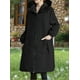 thumbnail image 4 of Chaquetas y abrigos casuales con capucha de manga larga para mujer, impermeable, transpirable, talla grande, con capucha, para senderismo, cortavientos cálido, blusa de poliéster para mujer, 4 of 4
