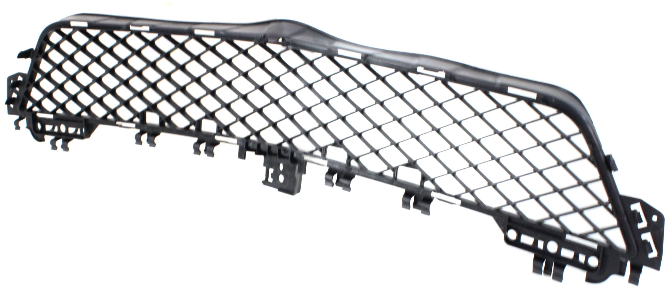 Bumper Grille Compatible With 2012-2015 Mercedes Benz C250 2012-2014 C300 Front, Center Black