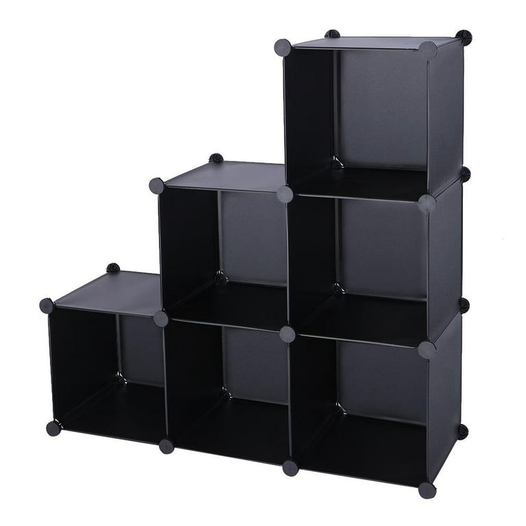 6 Pack: Modular Cube with Shelf by Simply Tidy™ 