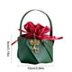 thumbnail image 3 of Adornos navideños, adornos navideños, regalos navideños Bolsa navideña Cubo de cuero Bolsa de regalo de franela de Nochebuena Bolsa de tela de seguridad para dulces de frutas Bolsa de terciopelo Cubo, 3 of 6