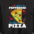 thumbnail image 3 of Toy Story - You're The Pepperoni To My Pizza - Toddler And Youth Crewneck Fleece Sweatshirt, 3 of 5