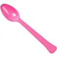 thumbnail image 2 of JAM Paper Disposable Plastic Spoons Party Pack, Fuchsia Pink, 48/Box, 2 of 4