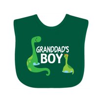 Inktastic Granddads Boy Grandson Dinosaur Boys Baby Bib