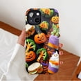 thumbnail image 2 of Halloween-Themed Spooky Chic Phone Case with Adorable Pumpkin Bat Ghost Patterns Durable Flexible TPU for Daily Protection Perfect for Festive Decor Lovers Teens and Halloween Enthusiasts Compatible, 2 of 9