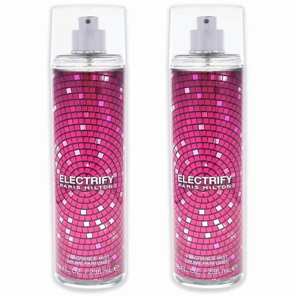 Paris Hilton Electrify Mist 8 oz / 236 ml For Her (Pack of 2)