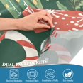 thumbnail image 5 of Yayeee Kitchen Curtains Tier Set of 2 Light Filtering 57"x36" Over Sink Window Panels, Brown Christmas Gingerbread, 5 of 7