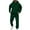 Dark Green, variant on Jogging Suits for Men 2 Piece Set Letter Graphic Relaxed Fit Hoodie Sweatshirt and Joggers Sweatpants Sets Pullover Suits Clothes Outfits Beige L