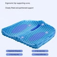 thumbnail image 6 of Gel Seat Cushion, Gel Seat Cushion for Long Sitting, Thick Extra Large Cooling Gel Chair Cushion, Soft Pressure Relief Honeycomb Seat Pad with Non-Slip Cover for Wheelchair Desk Car Seat, 6 of 7