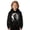 00-Black2304, variant on Lullu Girls Halloween Hoodie Graphic Pullover Hooded Sweatshirt, Sizes 4-14