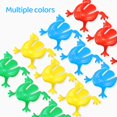 thumbnail image 4 of 16 piezas de rana saltadora de juguete para presionar con los dedos, ranas saltarinas de plástico, juguete de rana que rebota para regalos de fiesta de cumpleaños para niños (color aleatorio), 4 of 5