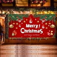 thumbnail image 4 of Christmas Garage Door Decoration Merry Christmas Garage Door Banner Cover Large Christmas Background Decoration Christmas Tree Outdoor Indoor Background Flags_ Banners & Accessories Easy To Use, 4 of 5