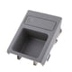 thumbnail image 2 of Car Front Center Console Cup Holder & Coin Holder for BMW E46 1998-2004 Gray, 2 of 4