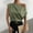 Army Green tops 2024 summer, variant on Wycnly Summer Tops for Women Summer Tops One Shoulder Lightweight Silky Satin Ruched Tops 2024 Fashion Solid T-shirt Girls Slash Neck Short Sleeve Shirts