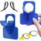 thumbnail image 5 of Soporte para manguera de piscina ZHCH Paquete de 2 azul accesorios antipinchazos antidesgarros, 5 of 5