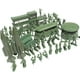 thumbnail image 1 of Juego de 56 figuras de acción del ejército, juego militar con soldado, 1 of 5