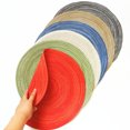 thumbnail image 3 of TuseyRxln Washable Oval Placemats Non Slip Heat Resistant Braided Dining Table Mats for Family Dinners Holiday, 3 of 5