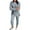 Gray, variant on Two Piece Outfits for Women Casual Sweatsuits Set Fashion Long Sleeve Sweatshirt Jogger Pants Matching Set Fall Tracksuit