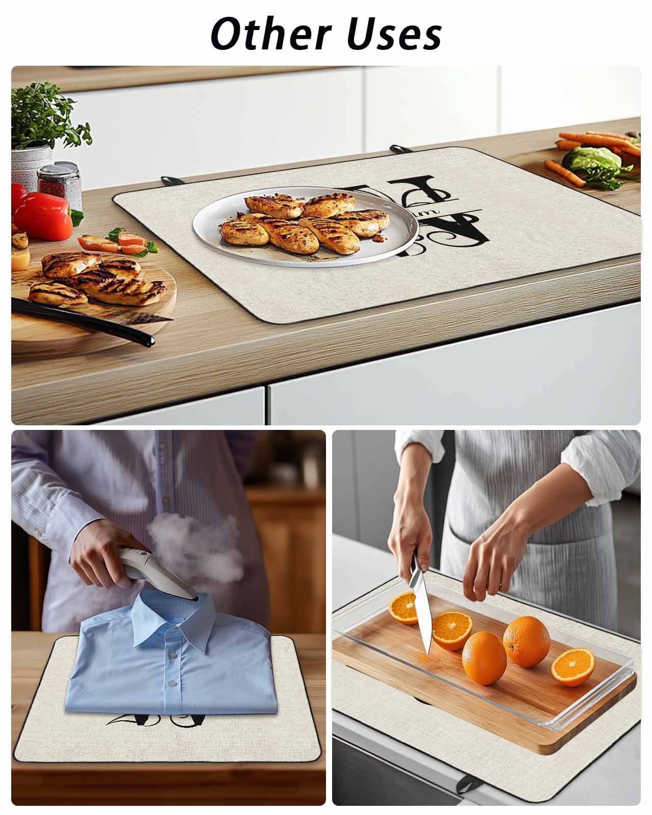 Stove Top Covers for Electric Stove, Letter W Glass Stovetop Cover Protector, Monogram Words Induction Cooktop Protector Oven Mat for Kitchen Countertop 24"x21"