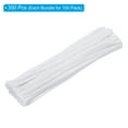 thumbnail image 3 of Uxcell 30CM/12Inch Pipe Cleaners, 300 Pack Flexible Chenille Stems for DIY Art Creative Crafts, Blanco, 3 of 6