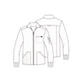 thumbnail image 4 of Cherokee Chaqueta Médica de Calentamiento para Hombre con Cremallera Frontal WW320 L Negro, 4 of 5