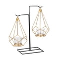 thumbnail image 1 of Geometric Candlestick,Nordic Style Geometric Metal Geometric Candle Holder Metal Candle Holder Elevated Design, 1 of 8