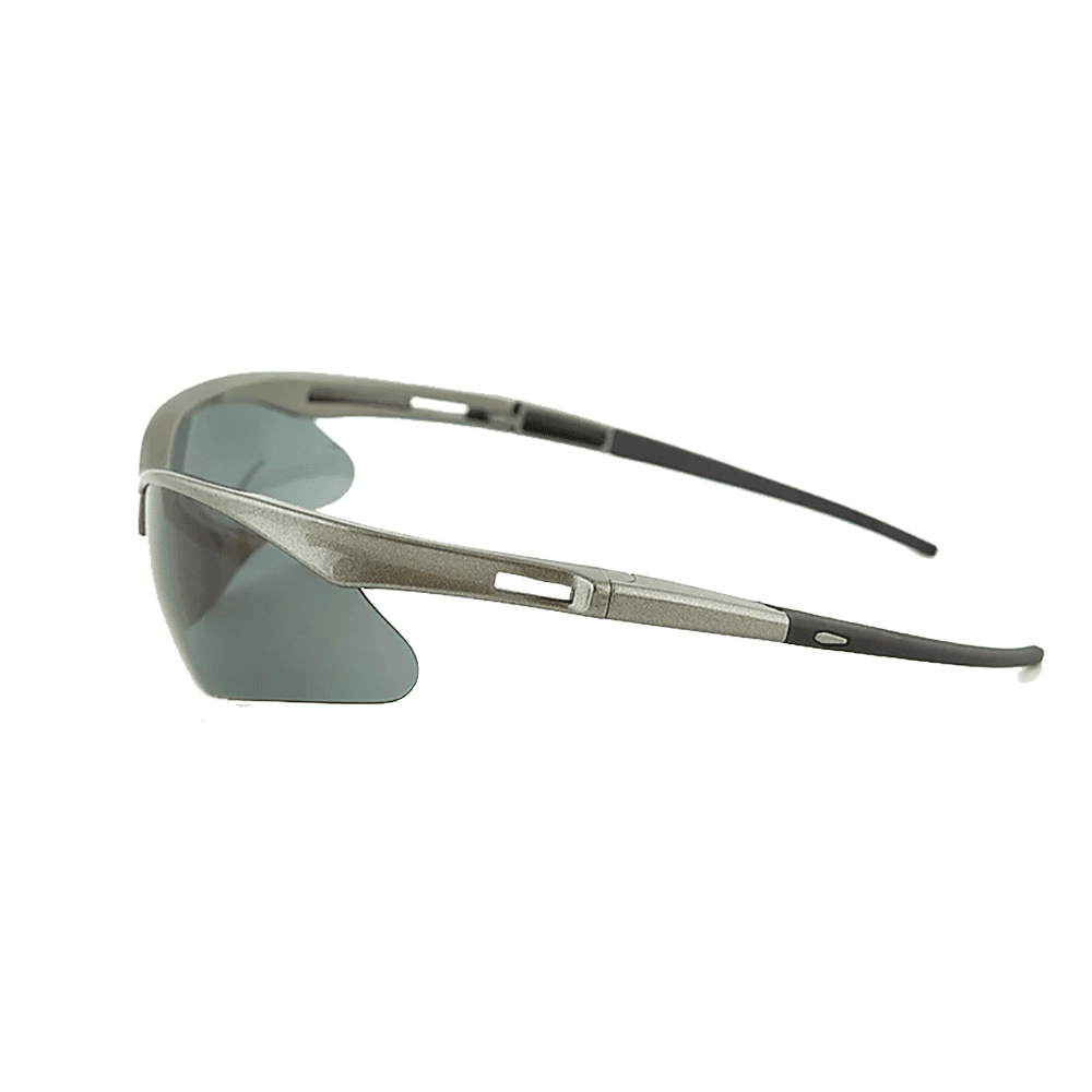 Safety SG+ Series Safety Glasses, Smoke Lens, Polarized, Polycarbonate,Hardcoat Anti-Scratch, Gunmetal Frame