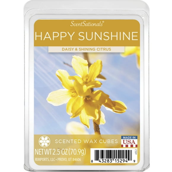 Happy Sunshine Scented Wax Melts, Scentsationals, 2.5oz