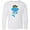 AA-White, variant on Inktastic Pirate Shark, Cute Shark, Little Shark, Blue Shark Long Sleeve Youth T-Shirt