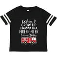 thumbnail image 3 of Inktastic Future Firefighter Like Daddy Boys Toddler T-Shirt, 3 of 5