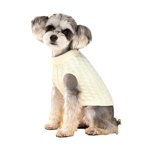 Projectretro Dog Sweater - Warm Sweater Winter Clothes Puppy Soft Coat, Pure Color Dog Sweater for Small Medium and Large Dogs, Pet Clothing Boy Girl