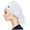 White, variant on AKEGAMN Men's Women's Scrub Hat with Sweatband andon Details, White One Size