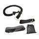 thumbnail image 4 of Kit de entrenamiento de resistencia para el hogar, para exteriores, con alta capacidad de carga y correa de entrenamiento resistente. Negro 40 libras, 4 of 9