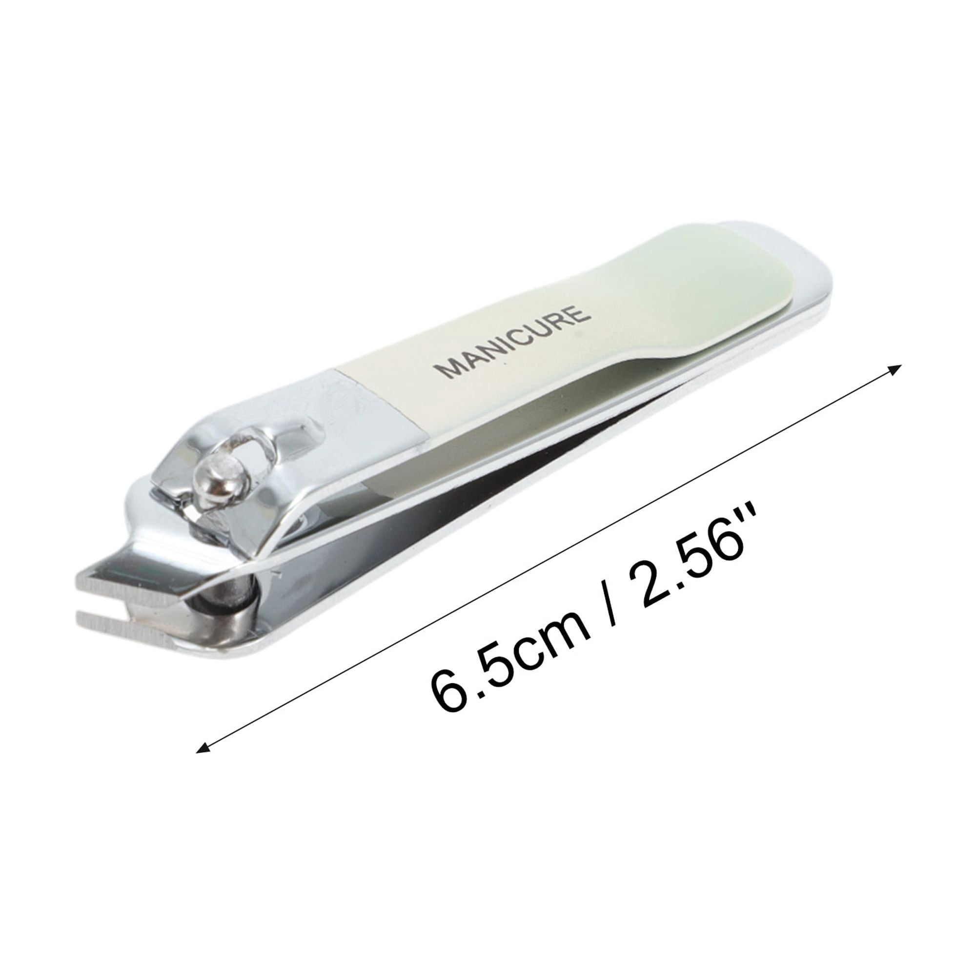 Unique Bargains 2pcs Gradual Slanted Nail Clippers Set Green Small