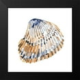 thumbnail image 2 of Caroline, Emma 20x20 Black Modern Framed Museum Art Print Titled - Simple Shells II, 2 of 5
