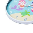 thumbnail image 4 of Wildkin Kids Wall Clock for Boys and Girls, Features Silent Quartz Movement, 12 Inch (Mermaids Blue), 4 of 4