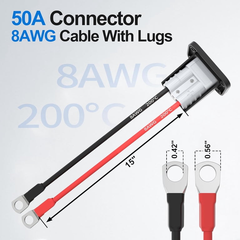 Kit De Conector Rápido De Batería, 175A, Conexión ... – Grandado