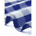 thumbnail image 6 of DARING DIVA Women's Plus Gingham 1950s Plaid Round Neck Dress 3X Royal Blue, 6 of 6